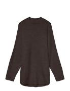 Vero Moda Vmplaza Ls Highnck Long Pullover Ga Noos Brun