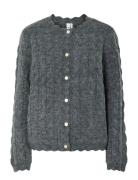 YAS Yasbubera Ls Knit Cardigan S. Noos Grå
