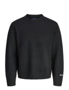 Jack & J S Jornorrebro Knit Crew Neck Sn Jnr Svart