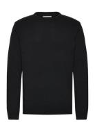Lindbergh O Neck Recycled Yarn Knit Svart