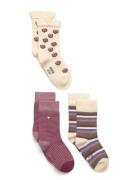 Minipop Minipop® Season Bamboo Socks 3 Pcs Kräm
