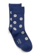 Minipop Minipop® Bamboo Motif Socks Blå