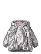 Wheat Puffer Jacket Morgen Silver