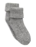 Minipop Minipop Wool Heavy Baby Sock Grå