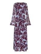 ONLY Onlcyril Mesh L/S Ankel Dress Wvn Lila