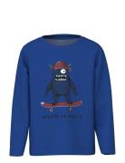 Name It Nmmnonster Ls Nreg Top Blå