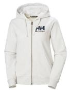 Helly Hansen W Hh Logo Full Zip Hoodie 2.0 Vit