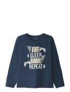 Name It Nkmvictor Ls Rlx Top Marinblå