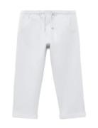 Mango Cotton Drawstring Joggers Blå