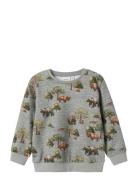 Name It Nmmolin Ls Nreg Sweat Bru Box Grå