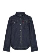 Levi's Lw-L/S Woven Top Blå