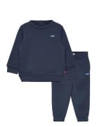 Levi's F8-Fleece Pant Set Marinblå
