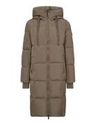 MOS MOSH Mmnova Square Down Coat Beige