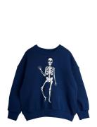 Mini Rodini Skeleton Sp Sweatshirt Marinblå