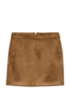 Vero Moda Vmdonnadina Fauxsuede Short Skirt Noos Brun