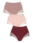 Missya Seamless Maxi W Lace 3-Pack Rosa