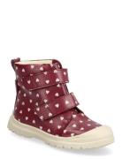 ANGULUS Boots - Flat - With Velcro Burgundy