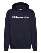 Champion Hooded Sweatshirt Marinblå