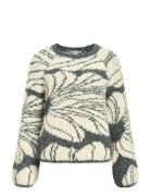 Object Objjuline L/S Re Knit Pullover 140 Grå