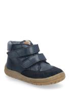 ANGULUS Boots - Flat - With Velcro Marinblå