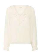 Cream Crflake Blouse Kräm