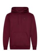 Tommy Jeans Tjm Reg S Flag Hoodie Burgundy
