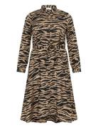 Kaffe Curve Kcolivia Dress Beige