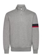 Tommy Hilfiger Rwb Insert 1/4 Zip Grå