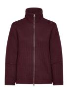 Brixtol Textiles Seven Women Wool Burgundy