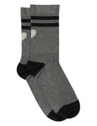 Mp Denmark Elga Glitter Socks Grå