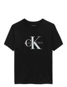 Calvin Klein Ck Monogram Ss T-Shirt Svart