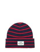 Mads Nørgaard Yota Anju Stripe Beanie Röd