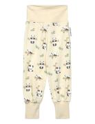 Geggamoja Bamboo Baby Pants Navy Dala Horse Kräm