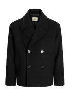 Jack & J S Jprbluasher Wool Blend Peacoat Svart
