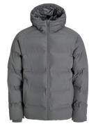 Jack & J S Jjesoho Puffer Hood Sn Grå