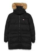 Tommy Jeans Tjw Midi Alaska Faux Fur Svart