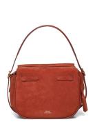 Polo Ralph Lauren Polo Id Suede Mini Satchel Orange
