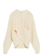 MSCH Copenhagen Mschzinelle Rachelle Wrap Pullover Kräm