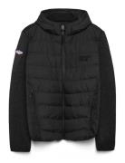 Superdry Hooded Storm Knit Hybrid Jkt Svart