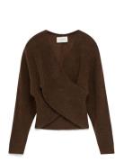 MSCH Copenhagen Mschzinelle Hope Wrap Pullover Brun