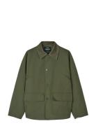 Mads Nørgaard Repellent Twill Wilson Jacket Khaki Green