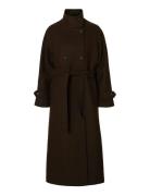 Selected Slfmadeline Manteco Coat Brun