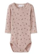 Name It Nbfwang Wool Needle Ls Body Noos Rosa