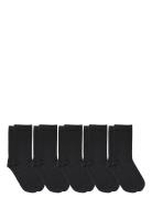 Mp Denmark Fine Cotton Socks, 5-Pack Svart
