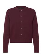 Vero Moda Vmkacy Ls O-Neck Cardigan Burgundy