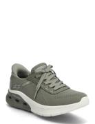 Skechers Women Bobs Arc Waves 2.0 Now It Khaki Green