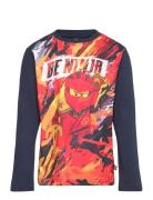 LEGO Kidswear Lwtaffy 702 - T-Shirt L/S Marinblå