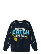 Name It Nkmsidney Pokemon Nreg Poly Sweat Sky Marinblå