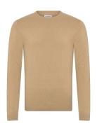 Lindbergh 100% Recycle Knit Round Neck Beige
