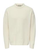 ONLY & SONS Onspage Rlx Ls Crew Knit Xt Vit